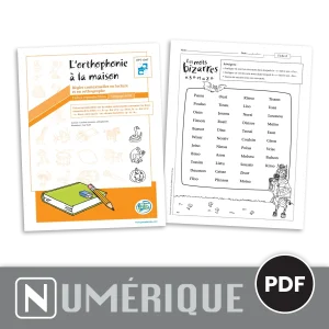 Orthophonie à la maison - Règles contextuelles en lecture - Version numérique