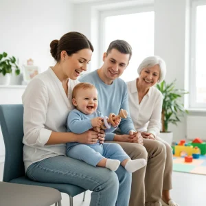 Hochet en bois de hêtre et silicone – Anneau de dentition bébé, jouet Montessori sensoriel