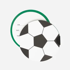 Invitation anniversaire : 8 invitations ballon de foot