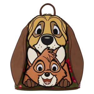 Mini sac à dos Loungefly Rox et Rouky – Exclusivité D23
