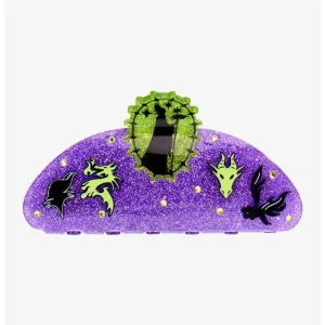 Pince à cheveux Maléfique pailletée & strass – Import US