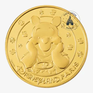 Monnaie Collector Winnie l'Ourson – Exclusive Disneyland Paris Dorée Officielle