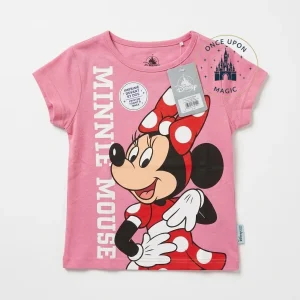 T-Shirt Enfant Minnie Mouse Graphique – Rose | Disneyland Paris