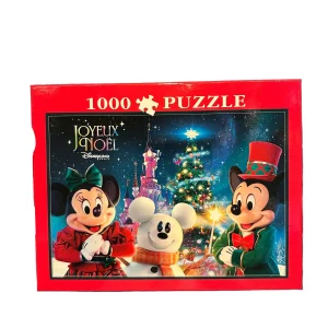 Puzzle de Noël Château et personnages 1000 pièces – Disneyland Paris